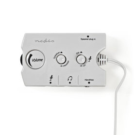 Nedis ASCR10020GY Analoge Audioswitch 2x 3,5 Mm Male 3x 3,5 Mm Female + 2,5 Mm Female Ivoor